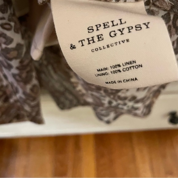 SPELL Ada Camisole Size Medium Animal Print - Picture 3 of 4